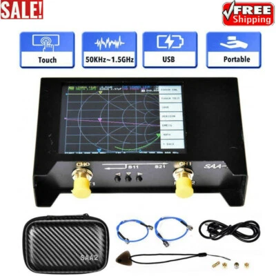 NanoVNA V2 50kHz-3GHz Vector Network Analyzer Antenna Analyzer VNA HF VHF UHF  - Image 1 of 4