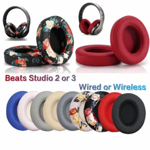 NEW Soft Replacement Ear Pads for Beats by Dr. Dre Studio 2.0 3.0 Wired Wireless - Picture 1 of 22