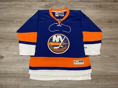 Kids New York Islanders NHL Home Sewn 2016 Reebok Hockey Jersey Youth Size L/XL - Image 1 of 4