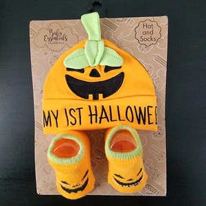 My 1st Halloween Hat and socks set, size 0 - 6M, NEW - Picture 1 of 4