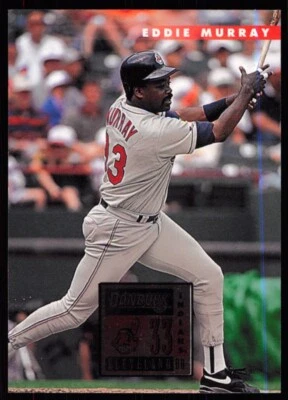 1996 Donruss Eddie Murray Cleveland Indians #105 - Image 1 of 2