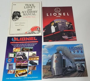 Lot Of 4 1996 Lionel Model Train Heritage Advertising and Catalogs K-4 Manual - Picture 1 of 5