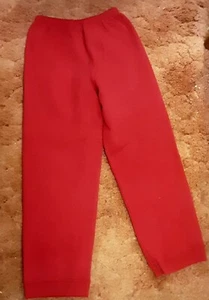 Girls red sweatpants size 10/12 - Picture 1 of 3