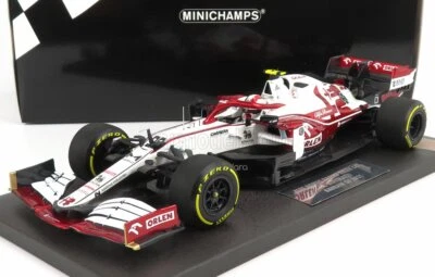 MODELLINO AUTO STATICO MINICHAMPS ALFA ROMEO F1 C41 #99 GIOVINAZZI 2021 1/18 - Immagine 1 di 4