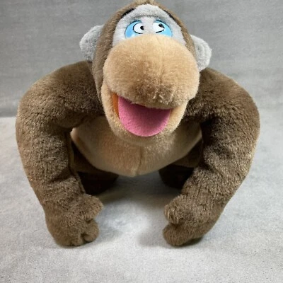 Vintage Disney THE JUNGLE BOOK MOVIE - MONKEY KING LOUIE Ape 12" Plush Toy - Image 1 of 4