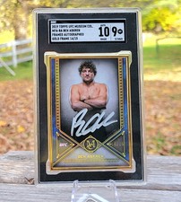2019 BEN ASKREN ROOKIE CARD AUTOGRAPH TOPPS MUSEUM GOLD FRAME #/15 SGC 10/9 UFC 