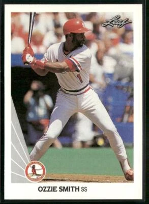 1990 Leaf #142 Ozzie Smith - Image 1 of 2