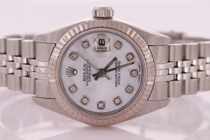 Rolex Datejust Ladies Watch Automatic Stainless Steel Diamond with Rolex Box - Picture 1 of 12