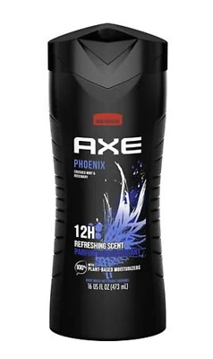 AXE Phoenix Body Wash Refreshing 16 oz Crushed Mint & Rosemary Scent New - Image 1 of 4