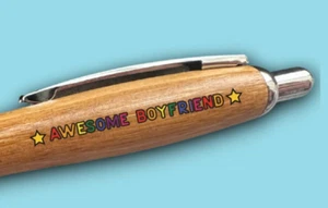 Toller Boyfriend Bambus Stift, personalisierte Geburtstagsgeschenke für Freund Geschenk - Bild 1 von 7