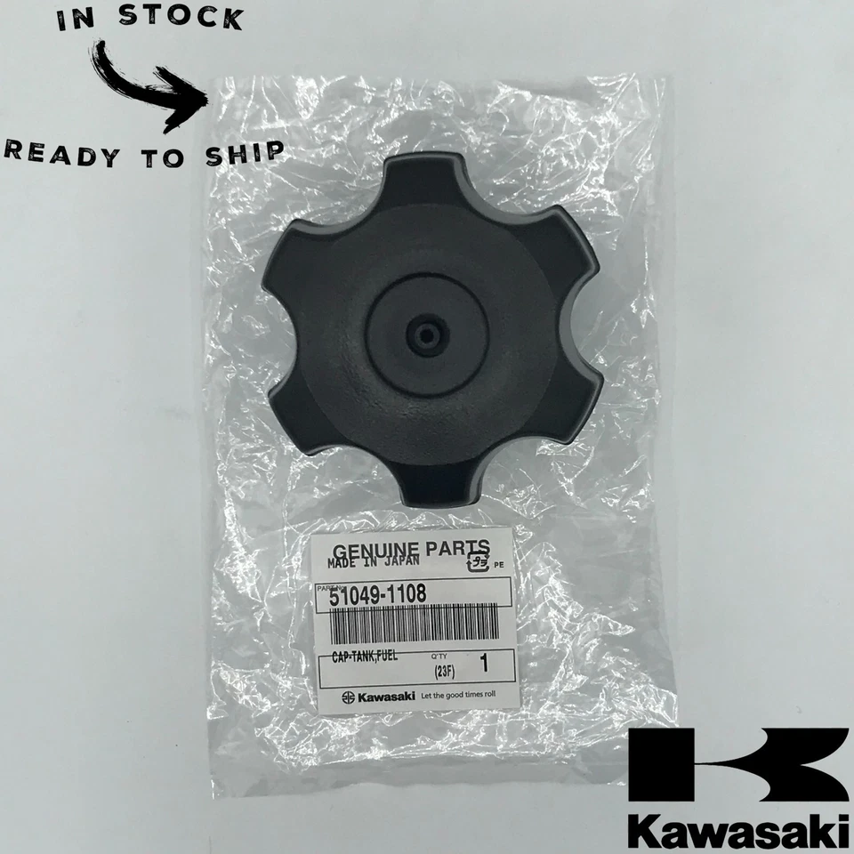 Genuine OEM Kawasaki Fuel Tank Gas Cap 51049-1108 - Image 1 of 4