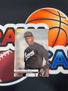 MICHAEL JORDAN 1994 CLASSIC RC ROOKIE BASEBALL CARD #1 BIRMINGHAM BARONS