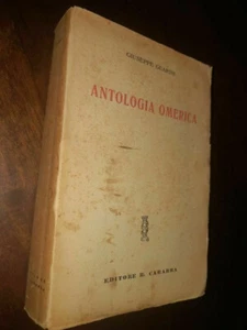  BUCH: HOMERISCHE ANTHOLOGIE. GIUSEPPE GUARINI ED.R. CARABBA . - Bild 1 von 8
