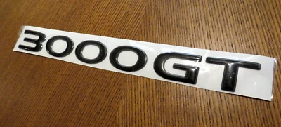 Новый черный 1993-1994-1995-1996 Mitsubishi 3000GT задний бампер значок эмблема - Изображение 1 из 3