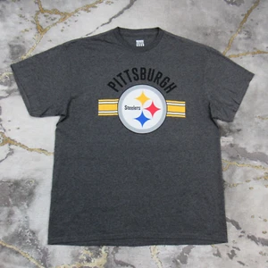 Pittsburgh Steelers T-Shirt Mens Large Cotton Short Sleeve Soft Tee NFL Adult - Picture 1 of 8