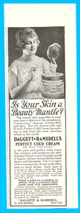 1918 Cold Cream for women WC Kosmetik Antik Druck Werbung Make-up - Bild 1 von 4