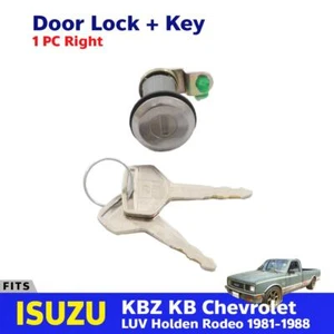 Juego de llaves de seguridad con cerradura de puerta diestro para Isuzu KBZ Holden Rodeo UTE 1981-88 - Imagen 1 de 2