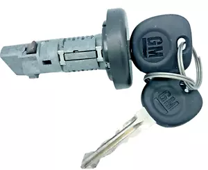 2007 -2013 Chevy Impala Lock Switch Cylinder Tumbler 2 Circle Plus Chip Key OEM - Picture 1 of 1