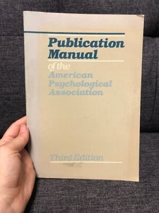 Publication Manual of the American Psychological Association® 3rd edition - Bild 1 von 4