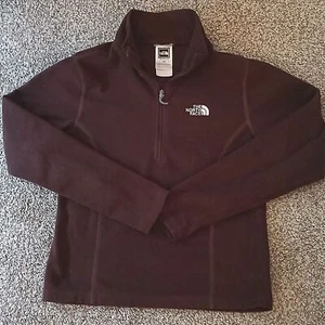 The North Face 1/4 Zip Pullover Fleece Girls Size Medium - Picture 1 of 3