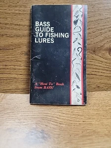 Bass Guide To Fishing Lures (1972 paperback) Bass Anglers Sportsman Society/0125 - Picture 1 of 9