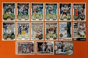 ️ Set squadra di calcio punteggio 2023 Miami Dolphins + inserti (15 carte) - Foto 1 di 7