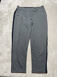 Under Armour Sweatpants Womens XL Fitted Gray Mesh Side Panels Elastic Waist - Picture 1 of 11