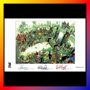 IMPRESIÓN ARTÍSTICA FIRMADA SPAWN KILLS EVERY SPAWN John Layman AUTOGRAFIADA limitada 50 SDCC - Imagen 1 de 1