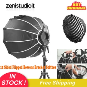 US SL-70S 70cm Flipped Parabola S Bracket Grid Softbox Fr Camera Flash Speedlite - Picture 1 of 15