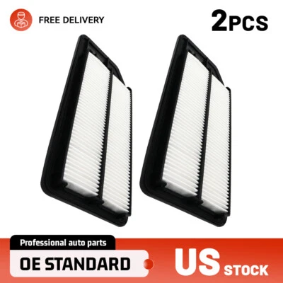2pcs Engine Air Filters For 2003 2004-2007 Honda Accord 2004-2008 Acura TSX 2.4L - Image 1 of 4