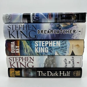 Lot 5 Stephen King Hardcover Book Dreamcatcher Duma Key Dark Half Buick Atlantis - Picture 1 of 19