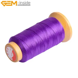 230 Meters 210D 0.8mm Nylon Beading Cord Knotting Jewelry Making Sewing Thread - Picture 1 of 60