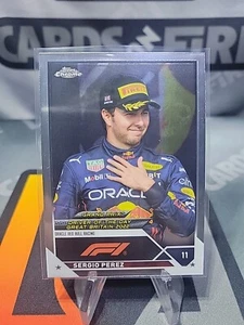 2023 Topps Chrome Formula 1 F1 Racing #175 Sergio Perez RED BULL - Picture 1 of 2