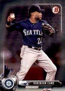 2017 Bowman Robinson Cano Card #74 Seattle Mariners - Picture 1 of 2
