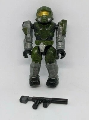 Minifigura Mega Bloks HALO UNSC verde Spartan Hazop 96970 edición aniversario Foto 1 de 2