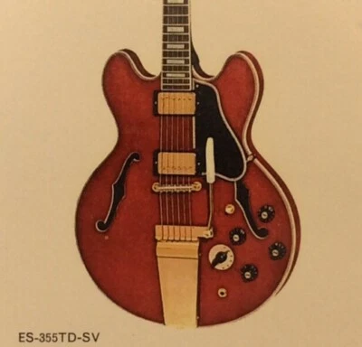 1968 Gibson ES-335TD-SV Dealer Sheet - Image 1 of 2