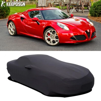 Protector interior satinado para cubierta de coche elástico a prueba de arañazos a prueba de polvo para Alfa Romeo 4C Foto 1 de 4