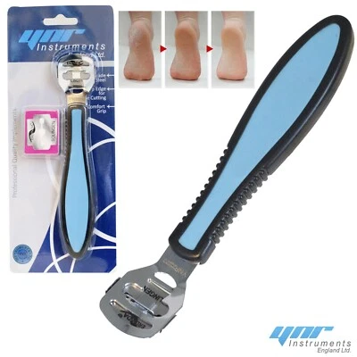 Fußraspel Kwielenentferner Wäscher hart tot raue Haut nur Dual Pediküre Griff - Bild 1 von 4