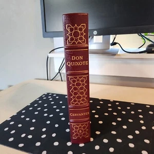 DON QUIXOTE Miguel Cervantes Easton Press 1979 Hardcover Leather Ed 100 Greatest - Picture 1 of 7