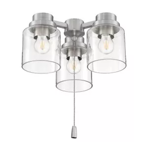 Craftmade 3Lt Universal Light Kit , Polished Nickel/Clear - LK301102-BNK-LED - Picture 1 of 1