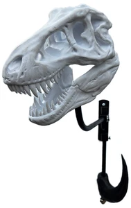 T Rex Helmet/hat holder with Jacket Hook 180 degree posable bust and wall mount. - Picture 1 of 6