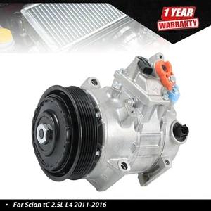8831021151 Compresor de aire acondicionado con embrague apto para Scion tC 2,5 L L4 2011 2012-2016 - Imagen 1 de 13