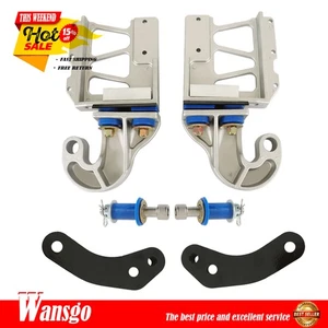 Engine Hood Hinge Pivot Bushing Kit Bolt KIt Assembly Fits For Peterbilt 378 379 - Picture 1 of 11