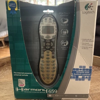 Logitech Harmony 659 Advanced Universal Remote Control Sealed Brand New - Image 1 of 2