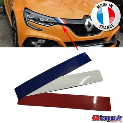 ABCOUPES STICKERS Autocollant Drapeau Français - Stickers Calandre Pare-choc Renault Peugeot