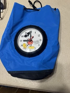 Mickey Mouse Disney Uhr blau Rucksack selten - Bild 1 von 5