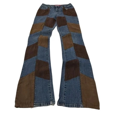 Винтажные женские расклешенные джинсы y2k гранж zana di размер 6 - Изображение 1 из 4