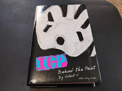 ICP Behind the Paint by Violent J book HCDJ Insane Clown Posse 2003 2nd printing - Image 1 of 4