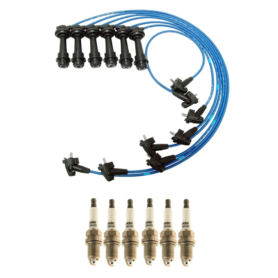 Juego de 6 bujías de níquel Denso NGK de 5 mm para Lexus SC300 3,0 L6 tracción trasera cupé Foto 1 de 1