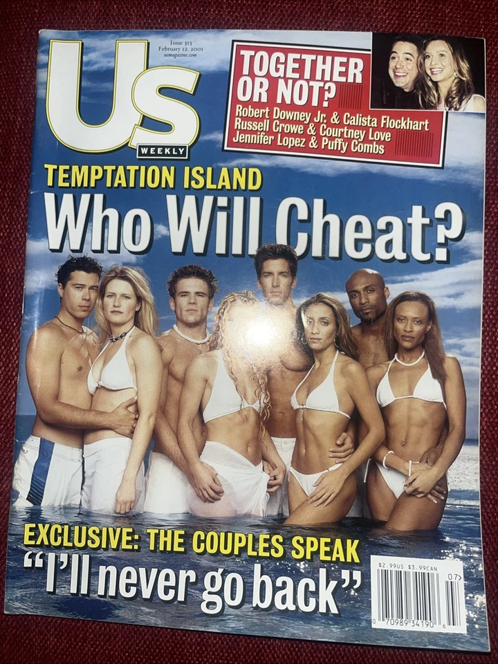 Us Weekly Temptation Island Courtney Love Britney Spears Sean Combs Mimi Rogers - Image 1 of 2